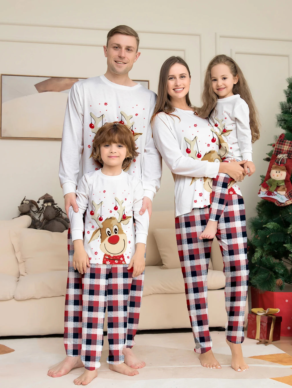 بيجامه بنطلون مربعات